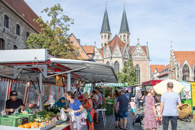 Wochenmarkt in Braunschweig